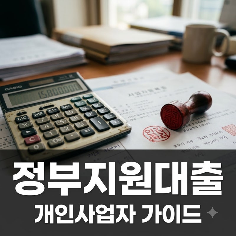 개인사업자정부지원대출 종류 총정리! 내 상황에 맞는 저금리 상품은?