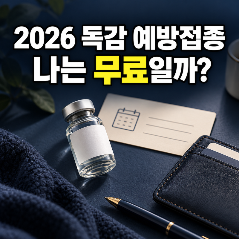 2026 독감 예방접종, 아이는 14세까지 무료…부모 접종비는 얼마일까