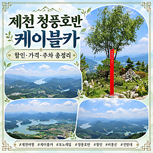 제천 가볼만한곳 청풍호반 케이블카, 가격·할인·주차와 비봉산 전망대