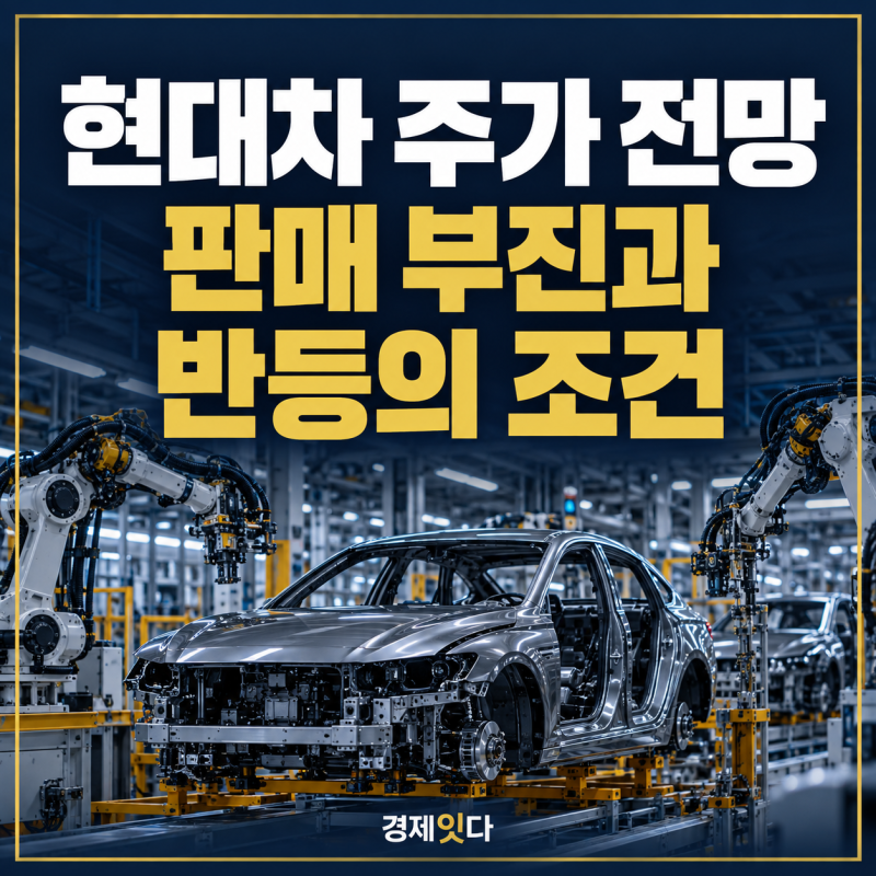 현대차 주가 전망, 판매 부진과 반등의 조건