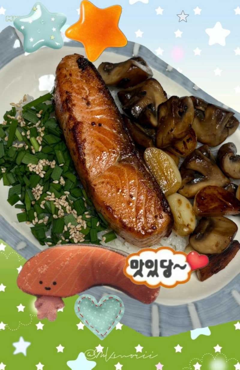 너무너무너무 맛있는 연어솥밥 만드는 방법 ⋆.˚༘⋆