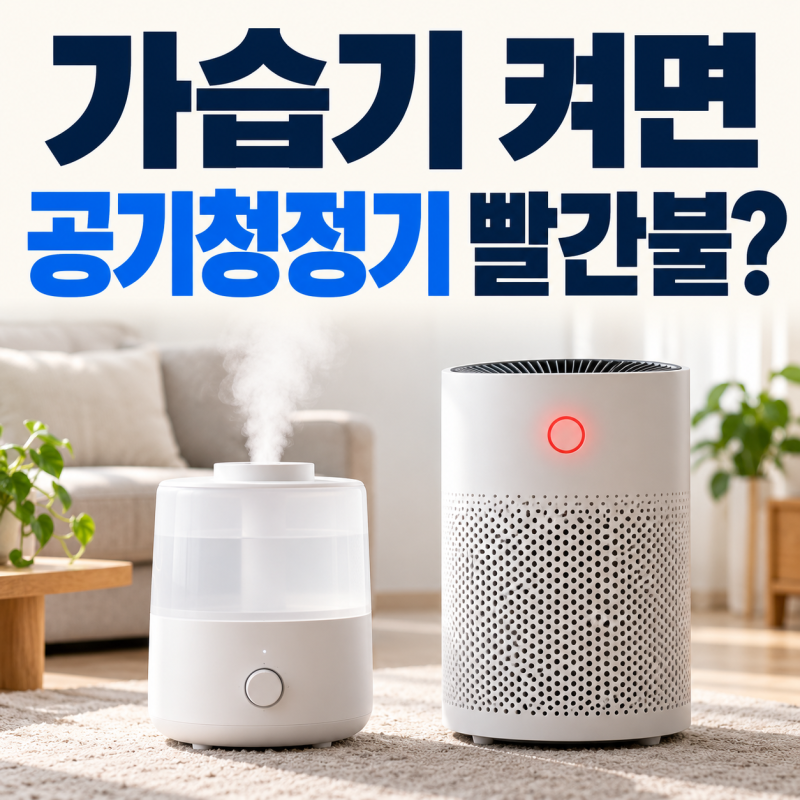 가습기 공기청정기 빨간불, 필터 바꾸기 전에 확인할 것