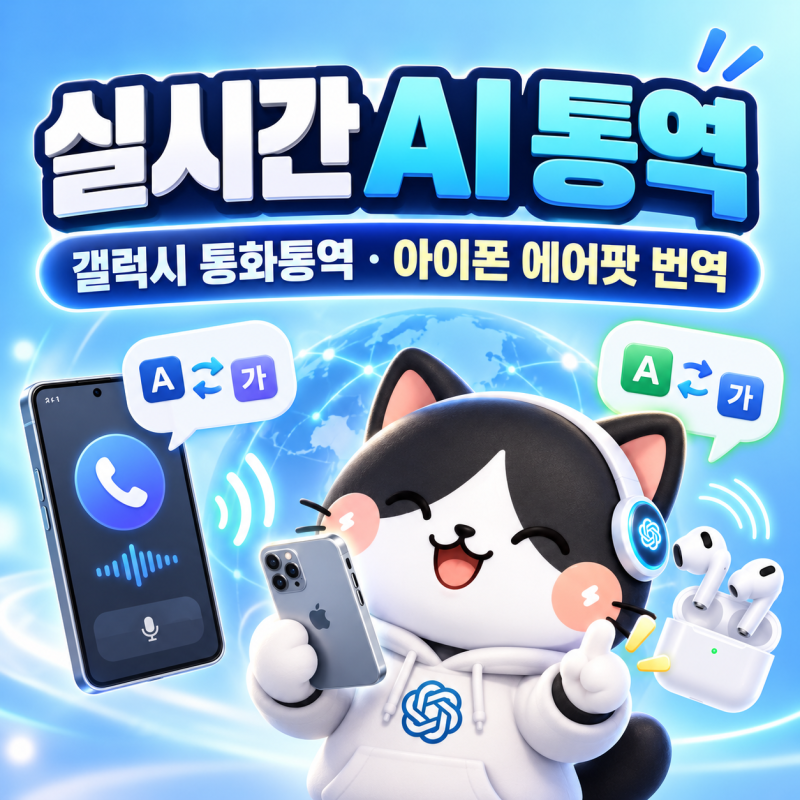 실시간 AI 통역 사용법, 갤럭시 통화 통역·아이폰 에어팟 실시간 번역 정리