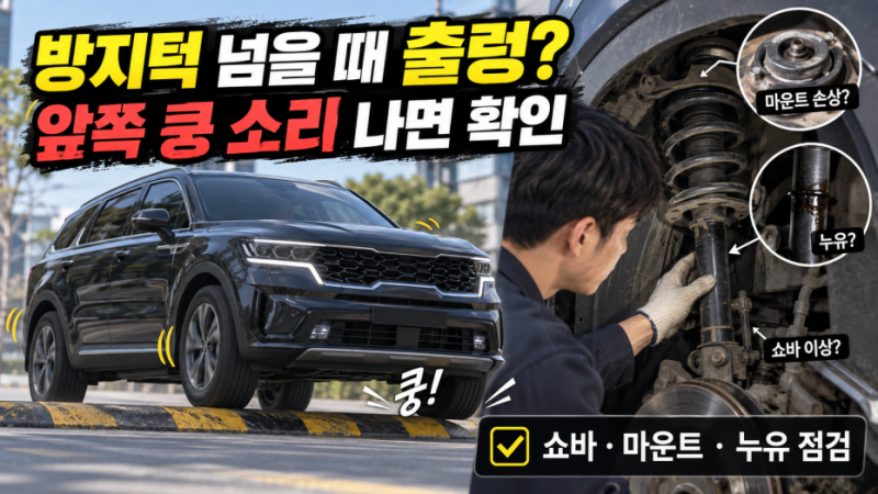 쏘렌토 MQ4 쇼바 교체비용, 앞 쇼바 1개 10만 원대인데 양쪽 견적은 왜 더 커질까?