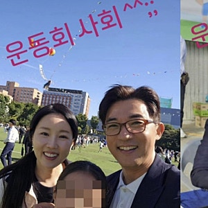56세 안재욱, 딸 초등학교 운동회에서 직접 사회