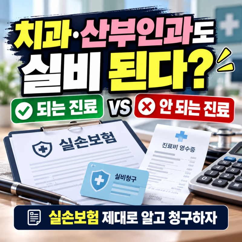 치과·산부인과도 실비 된다?…되는 진료 vs 안 되는 진료 총정리