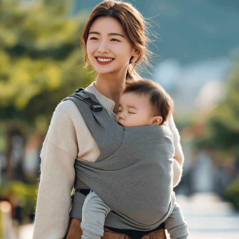 아기포대기 신생아포대기 사용시기와 포대기매는법