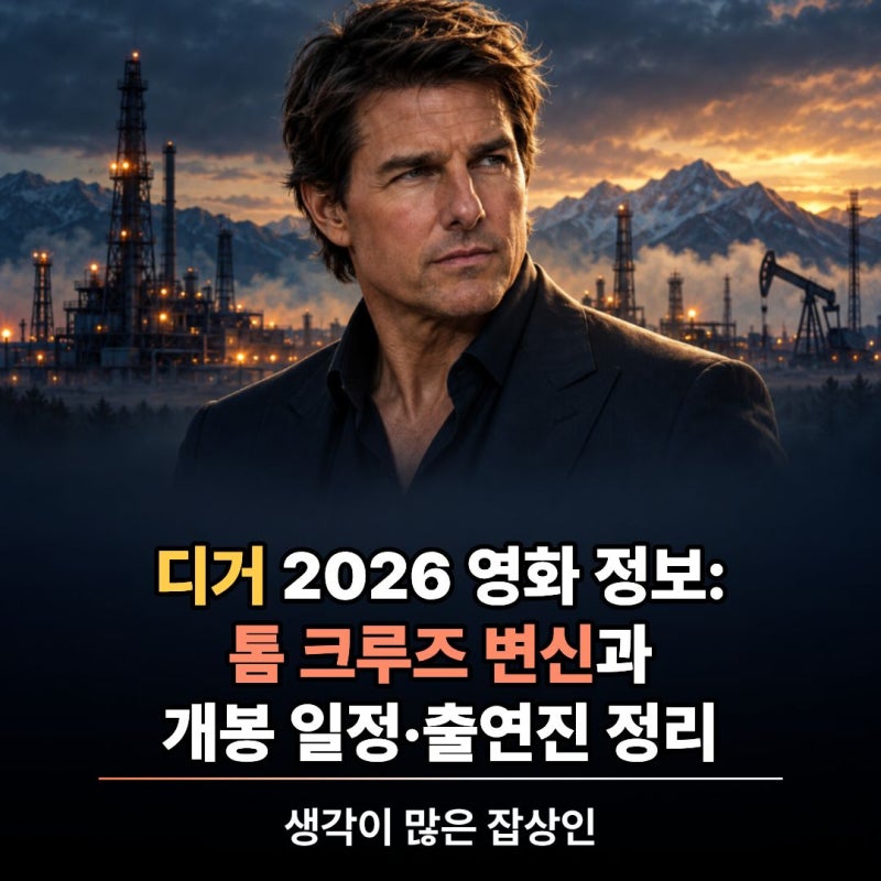디거 2026 영화 정보: 톰 크루즈 변신과 개봉 일정·출연진 정리