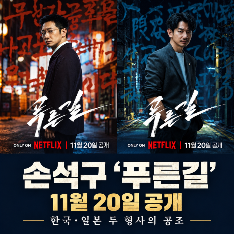 『青い道』公開日11月20日、ソン・ソック＆永山瑛太が追う事件は？原作・出演者