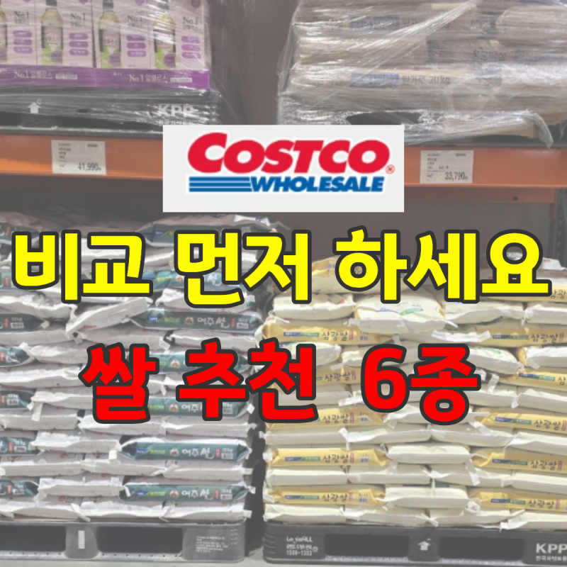 코스트코 쌀 추천 가격만 보고 골랐다가 후회 "이것"부터 비교하세요