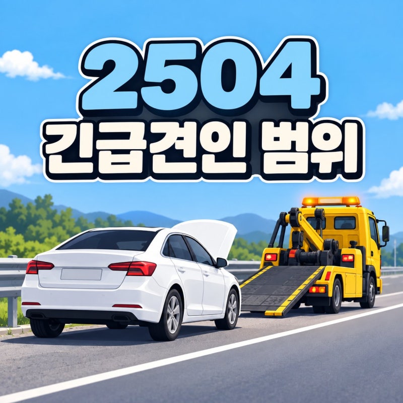 자동차보험 긴급출동 서비스 이용 범위 한눈에 보기
