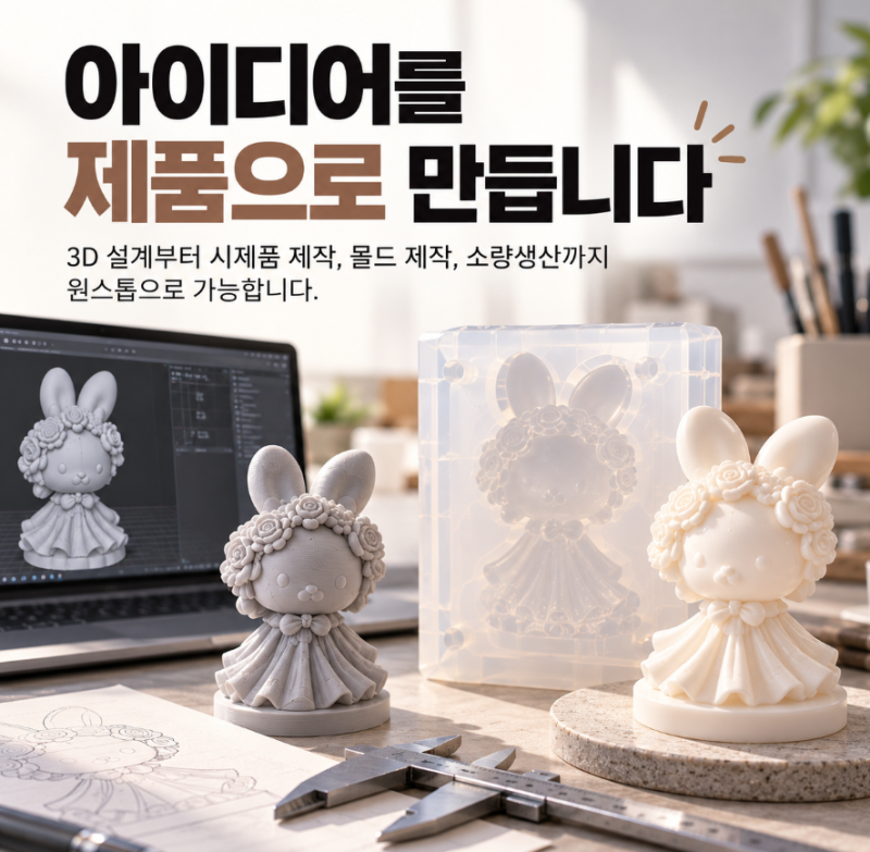 투명 레진몰드 제작, 원하는 제품을 그대로 복제하려면 어떻게 만들까?