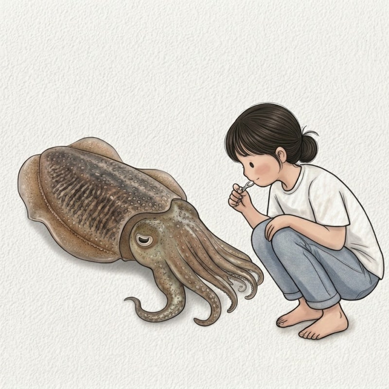 속껍질 남겼다 질겨서 못 씹음 갑오징어회 제철 칼로리 손질 냄새 써는법