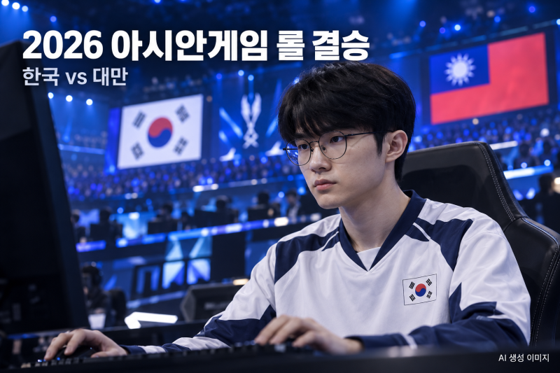 2026 아시안게임 롤 결승 한국 대만｜페이커 출전·경기시간·중계·국가대표 명단