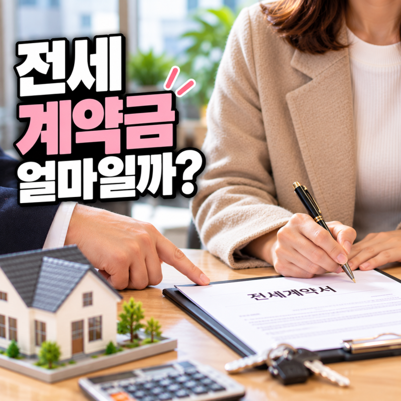 전세 계약금 얼마 내야 할까? 몇프로·지급시기·잔금까지 정리