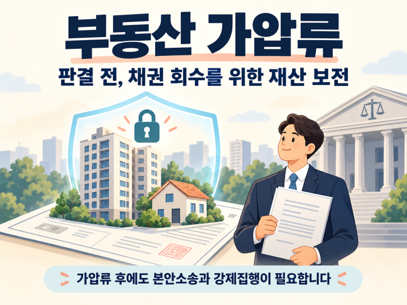 돈을 받기 전에 채무자가 부동산을 팔 것 같다면? 부동산 가압류 신청 방법