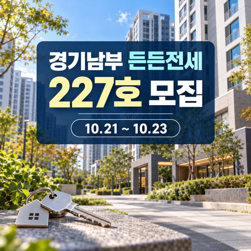 "월세 0원 올전세!" 소득·자산 아예 안 보는 LH 경기남부 든든전세