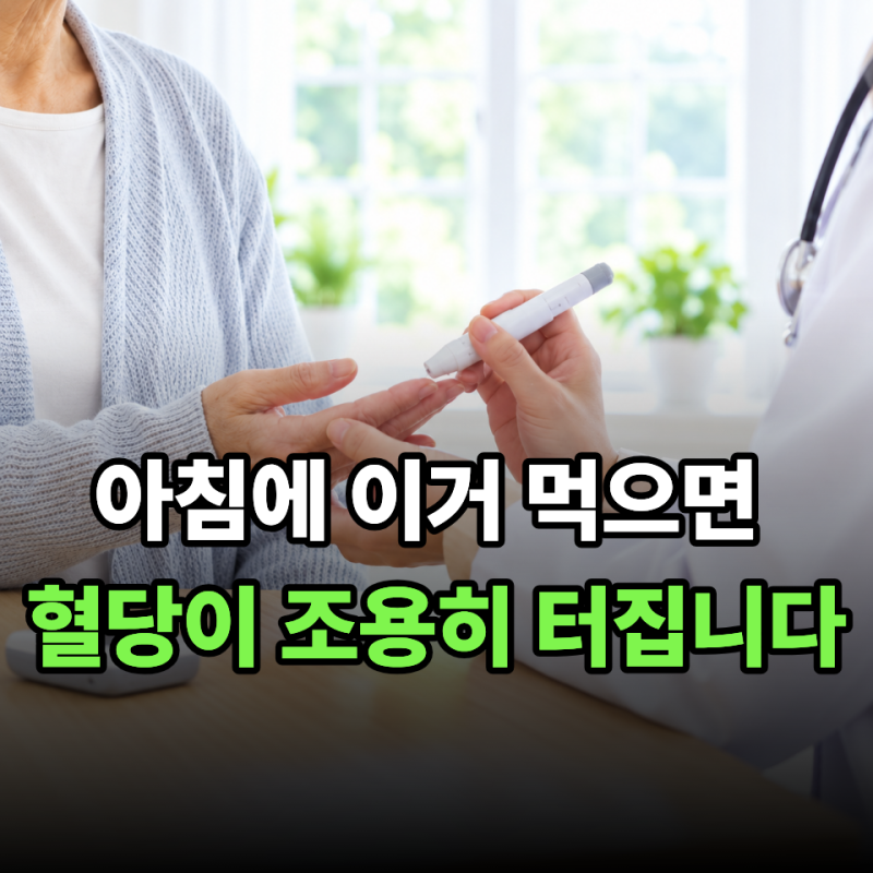 “공복혈당 126 넘는데도 이렇게 먹는다고요?” 당뇨라면 절대 피하고 싶은 아침 메뉴