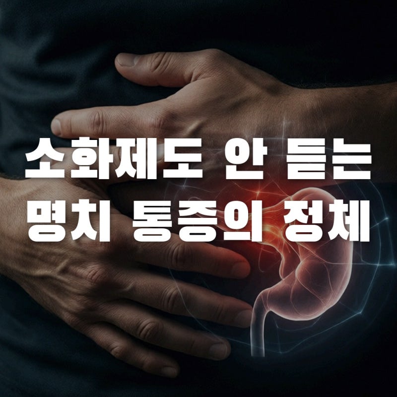 소화제 먹어도 안 낫는 명치 통증 원인, 혹시 담석증 증상일까?