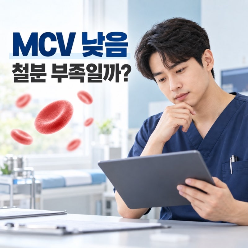 MCV 수치 낮으면 철분 부족일까? MCH·RDW·페리틴 해석