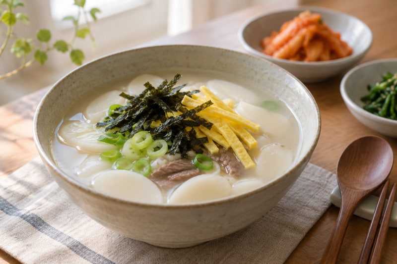 떡국 끓이는법 멸치육수로 맑게 끓이는 순서와 소고기떡국 끓이는법