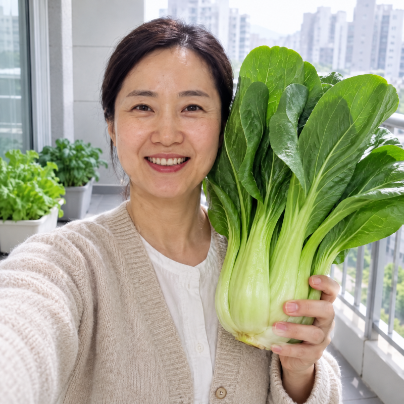 "씨앗 뿌리고 30일이면 수확해요" 청경채 씨앗키우기 베란다 파종시기와 방법