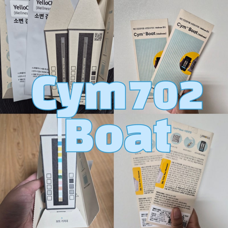 Cym702 Boat 후기｜집에서 간편하게 하는 개인 건강관리 소변검사 키트