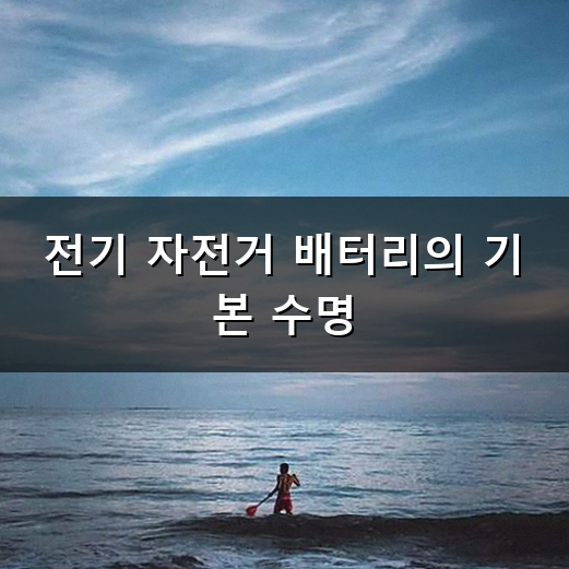 전기 자전거 배터리 수명은 얼마나 갈까? 관리 방법과 교체 시기