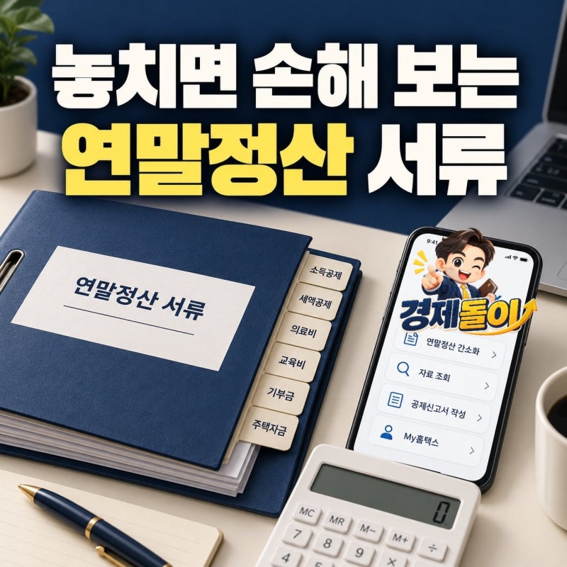 2026 연말정산 필요 서류와 간소화 누락 항목