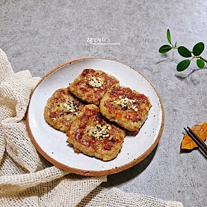치즈 돼지고기 떡갈비 레시피 다짐육 요리 어린이 반찬 만들기