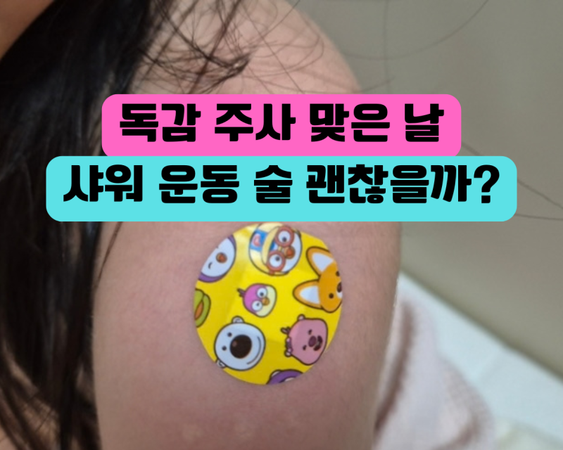독감 예방접종 후 샤워·운동·술은 언제부터? 주의사항과 팔 통증 미열 이상반응 정리