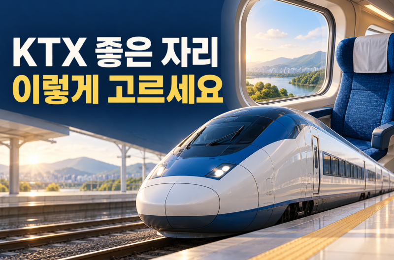 KTX 좋은 자리 고르는 법｜5호차 1A부터 콘센트·좌석 변경까지