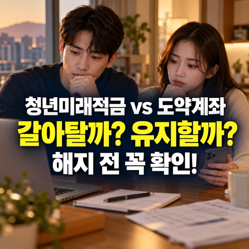 금리만 보고 고르면 손해입니다… 20·30대 99%가 모르는 청년미래적금 vs 청년도약계좌 진짜 ....