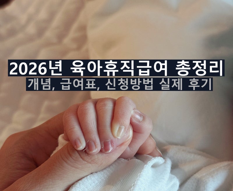 월 최대 450만 원! 2026년 육아휴직급여 신청방법 및 후기