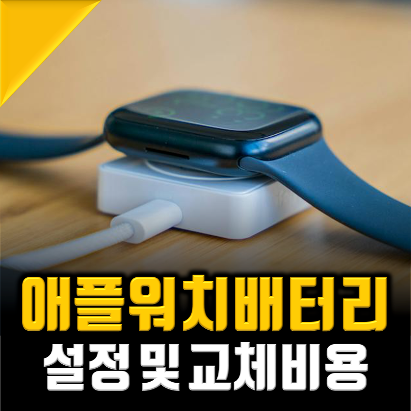 애플워치 배터리 교체 비용, 성능 절약 "빨리 닳는다면 이렇게"