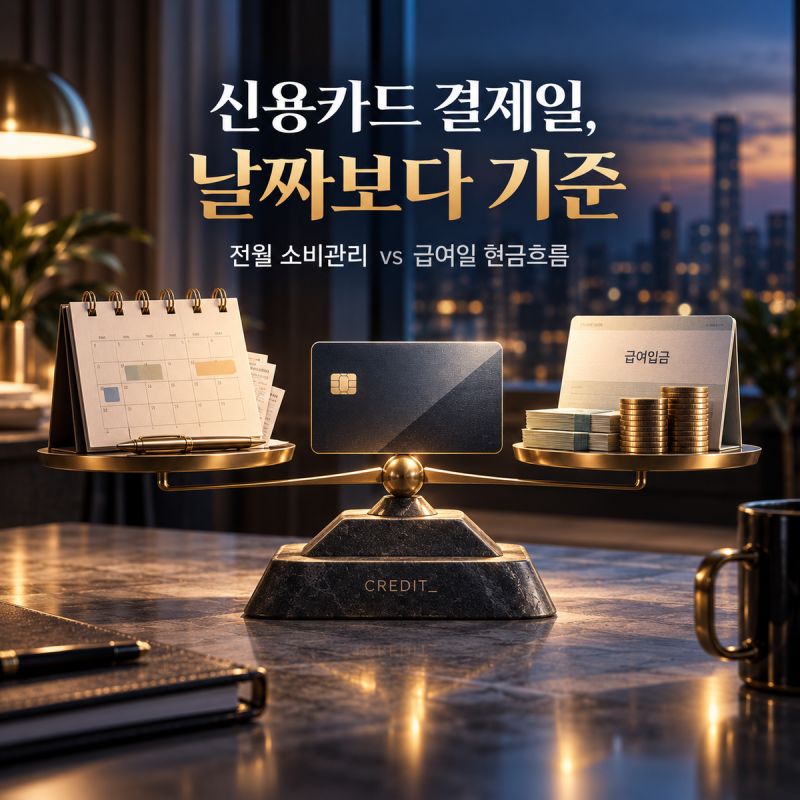 신용카드 결제일 선택법｜전월 소비관리형 vs 급여일 현금흐름형