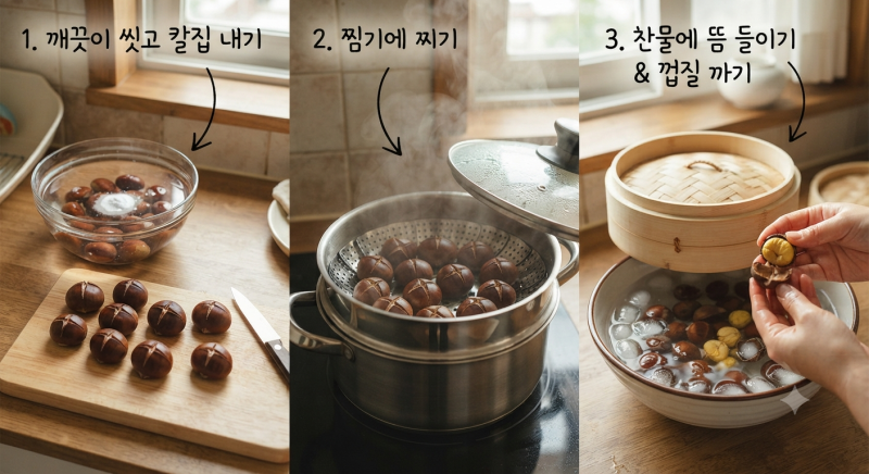 [10월 제철 간식] 밤 효능부터 실패 없는 밤 삶는 법·보관법 & 주의할 점 (영양 가득 가을 제철....