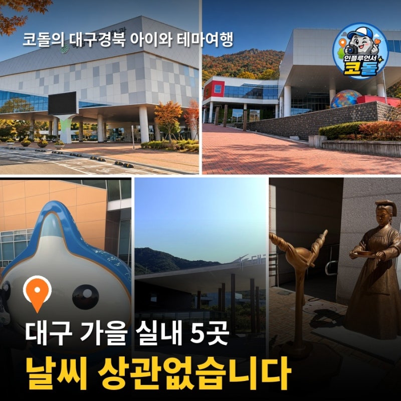대구 가을 실내 가볼만한곳 5곳 | 초등학생 아이와 체험·과학관·박물관 운영시간·관람료 총....