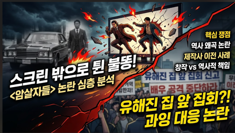 영화 《암살자(들)》 스크린 밖으로 튄 불똥… 역사 왜곡 논란부터 집회 신고까지 완벽 정리