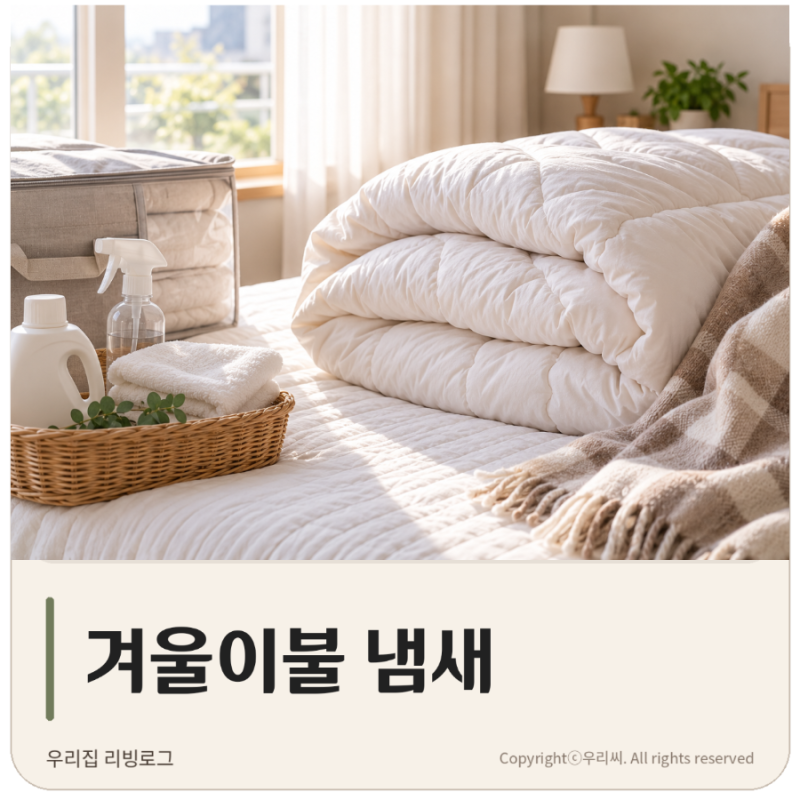 겨울이불냄새 장롱에서 꺼냈는데 퀴퀴하다면 이렇게 관리해보세요