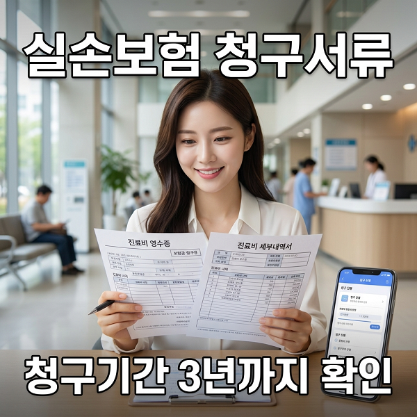 실손보험 청구서류 총정리, 청구기간 3년까지 꼭 확인하세요