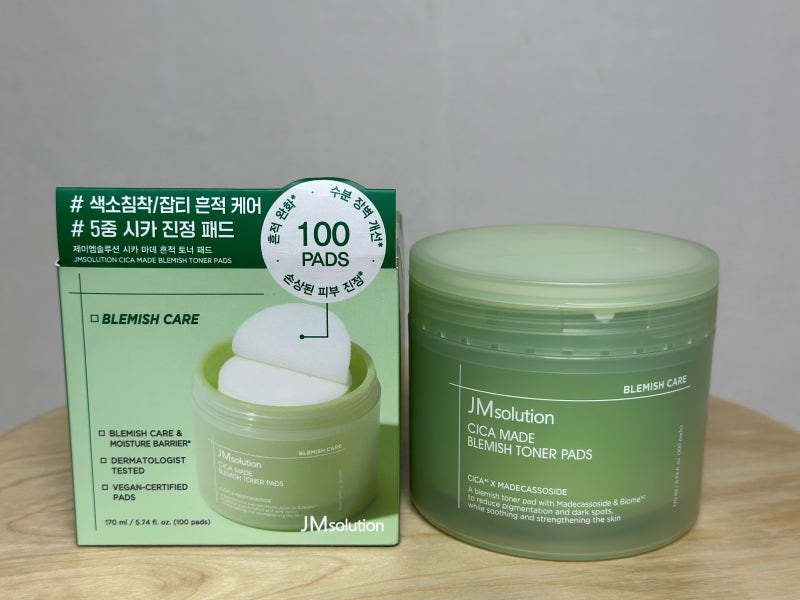 [제이엠솔루션] 시카 마데 흔적 토너 패드 솔직 사용 후기 / 토너 패드로 피부결·수분 케어