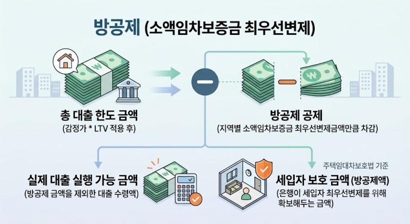 [3편] 청년 주택드림 디딤돌 (주택구입자금) 대출 억울하게 깎인 대출 한도, 방공제(소액임차....