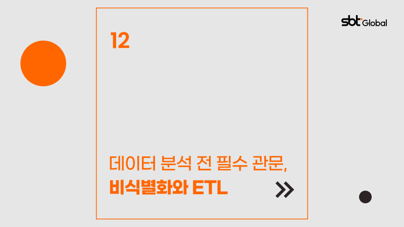 데이터 분석 전 필수 관문, 비식별화와 ETL