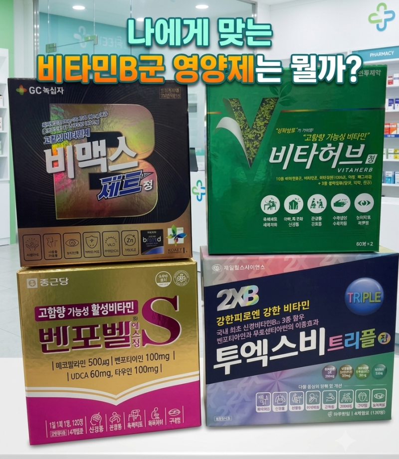 고함량 비타민B 영양제, 무조건 함량이 높을수록 피로회복에 더 효과가 좋을까? 2030 여성분들....