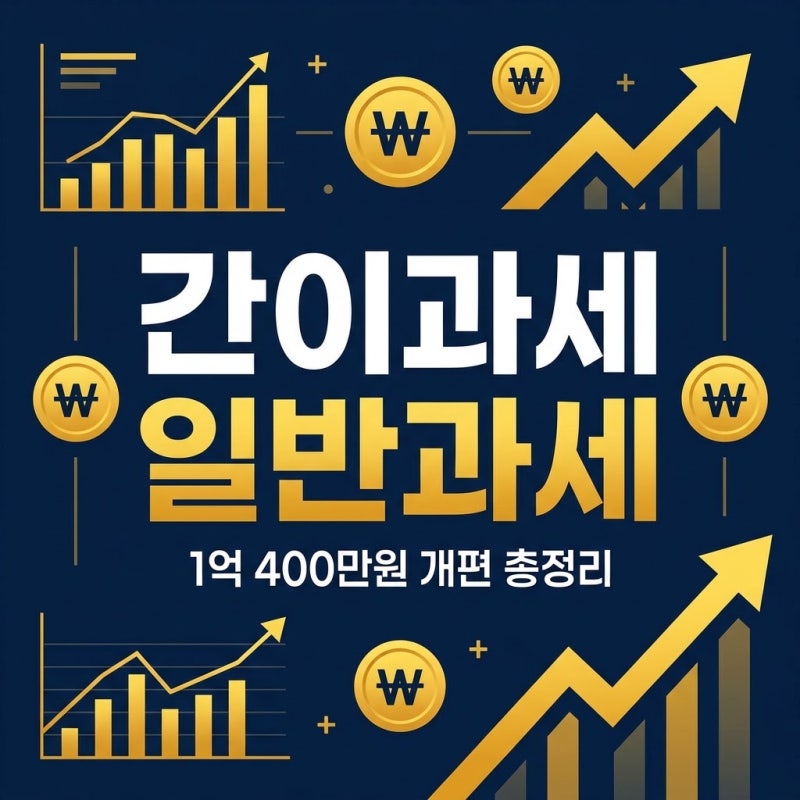 간이과세자 일반과세자 기준 1억400만 개편과 절세 팁
