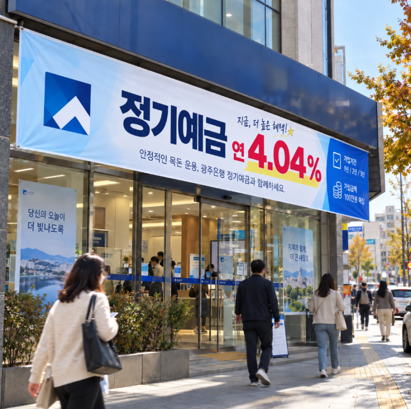 "드디어 4%대 나왔다" 금리 높은 정기예금 추천 (10월 기준)
