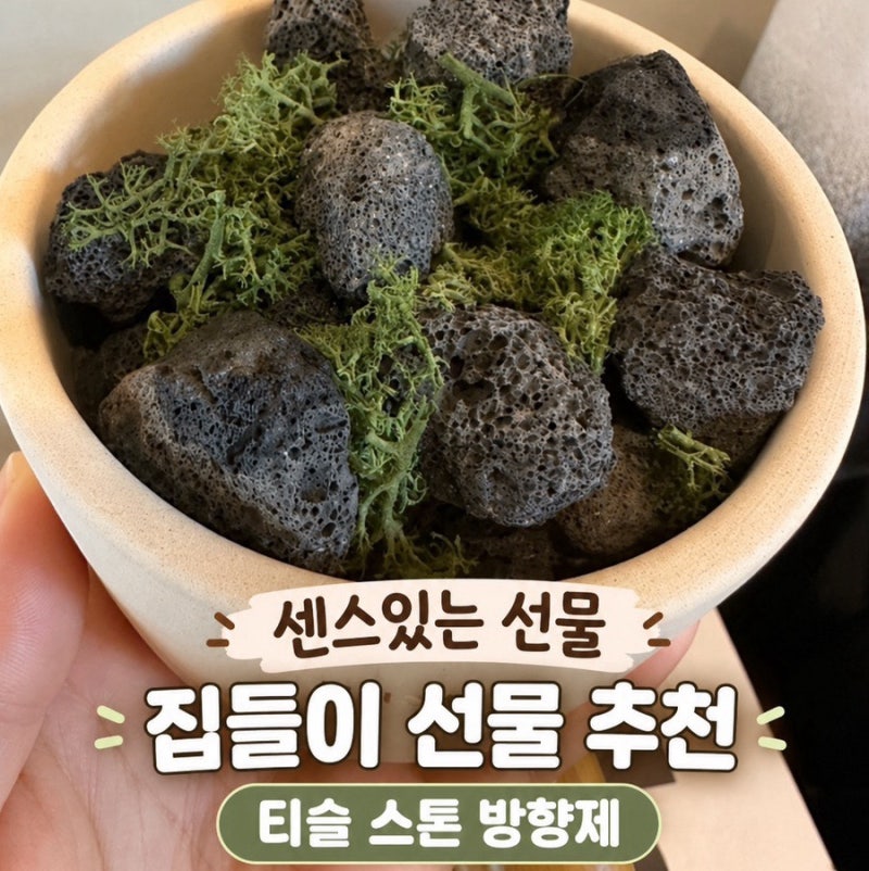 집들이 선물 센스있는 선물 뭐가 좋을까? | 실내 방향제 추천 티슬 스톤 디퓨저