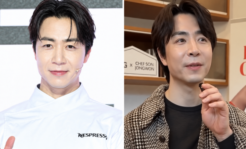 진짜 쌍수했나?” 손종원 셰프, 확 달라진 눈매