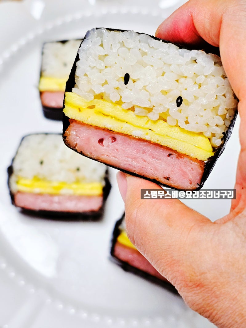 스팸무스비 만들기 하와이안 햄계란김밥 소풍도시락 틀없이 뚝딱